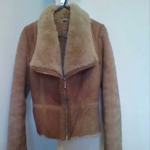 Vintage Shearling Waist Length Coat